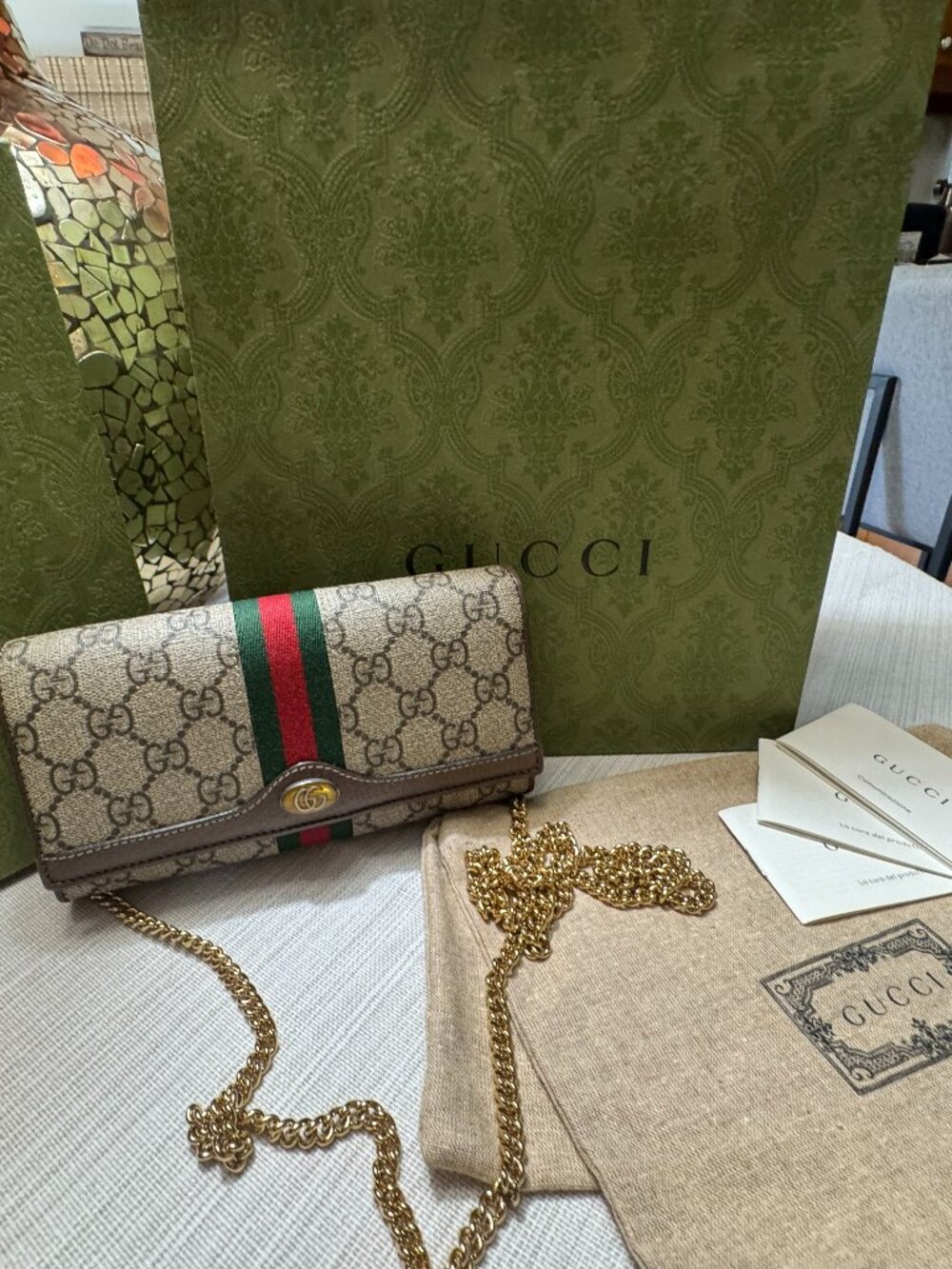 Gucci Ophelia Wallet On Chain